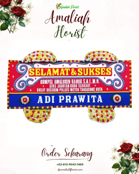 Papan Bunga Ucapan Selamat Batuaji